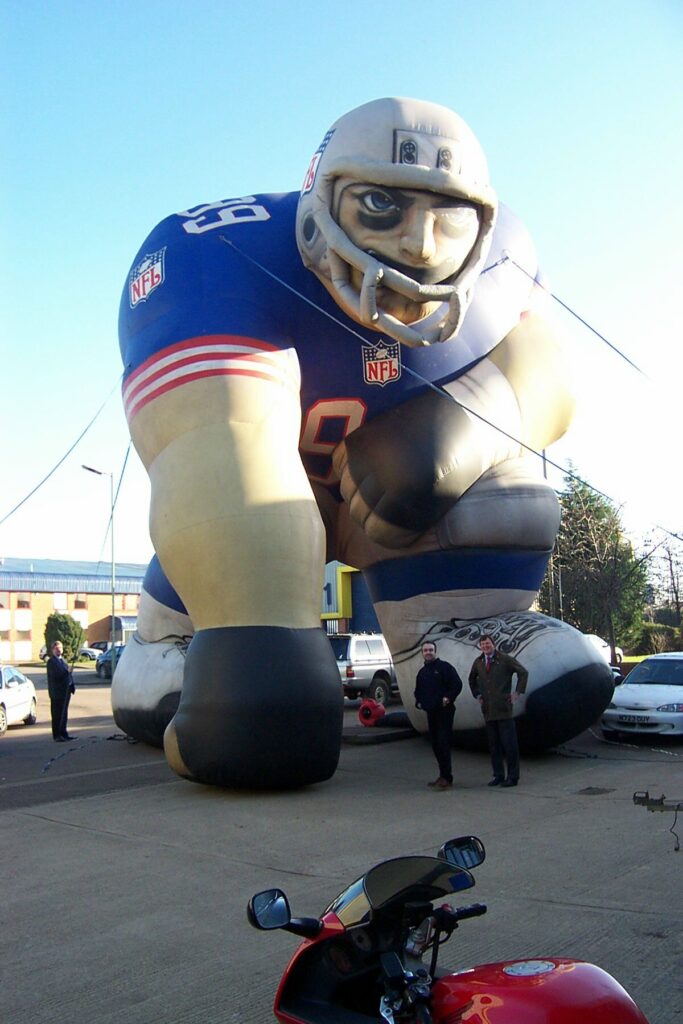 bubba NFL inflatable