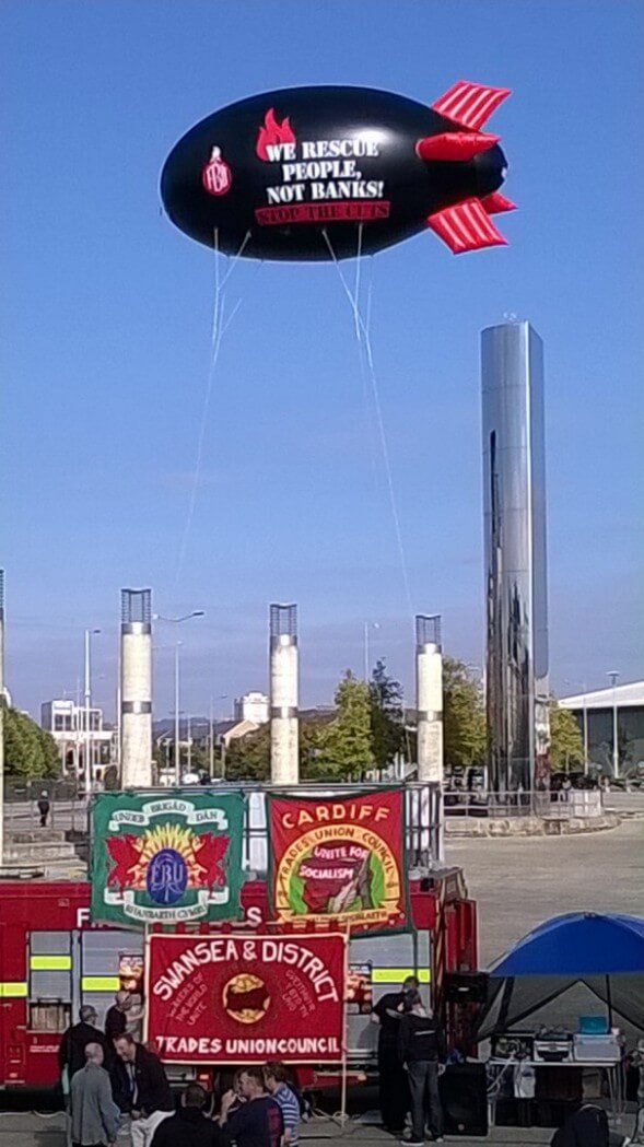 Fire Brigade Union Mini Blimp