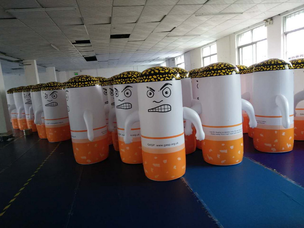 inflatable cigarette characters