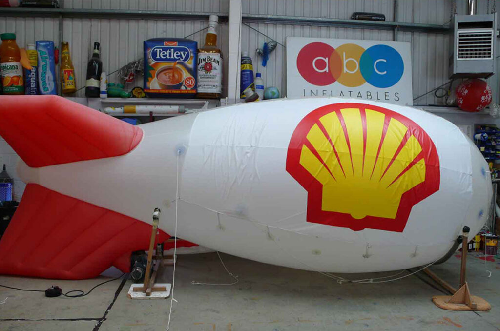 shell garage blimp
